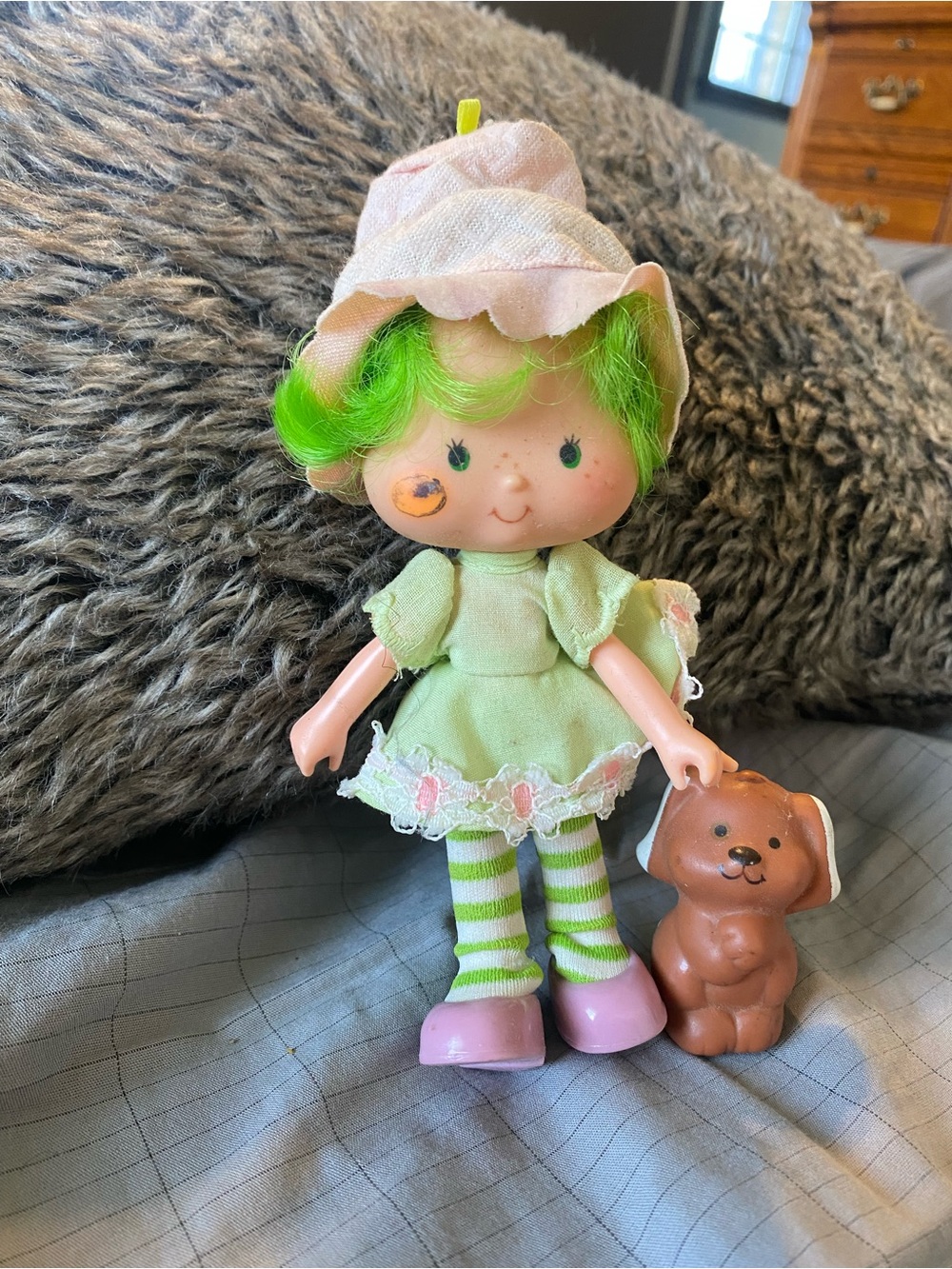 Strawberry Shortcake doll with dog toy